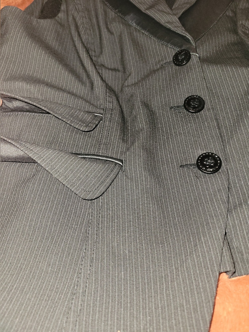 Y2k Black Pinstripe Vest - Picture 10 of 10